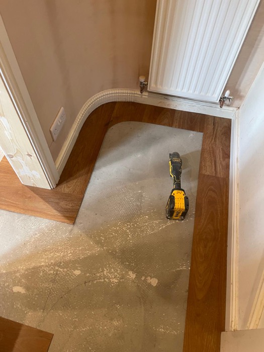 Bespoke cuts installation by Rainbow Flooring