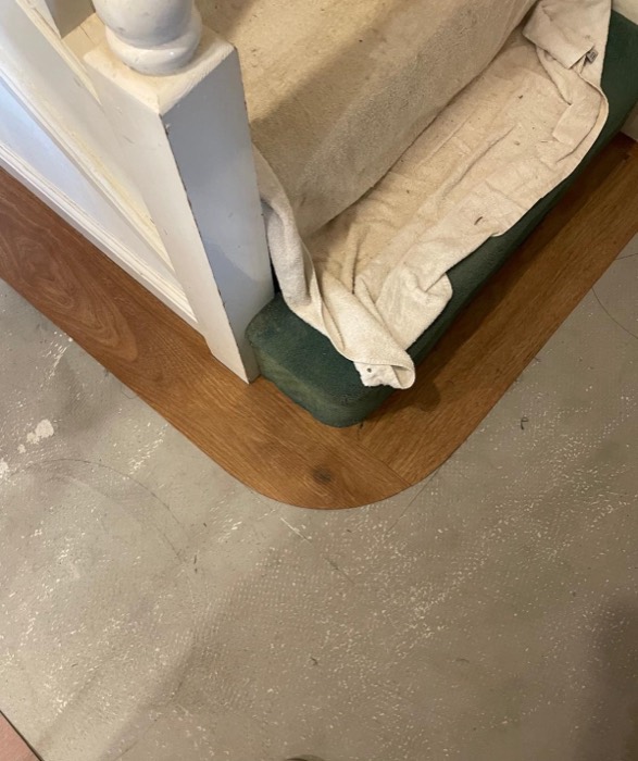 Bespoke cuts installation by Rainbow Flooring