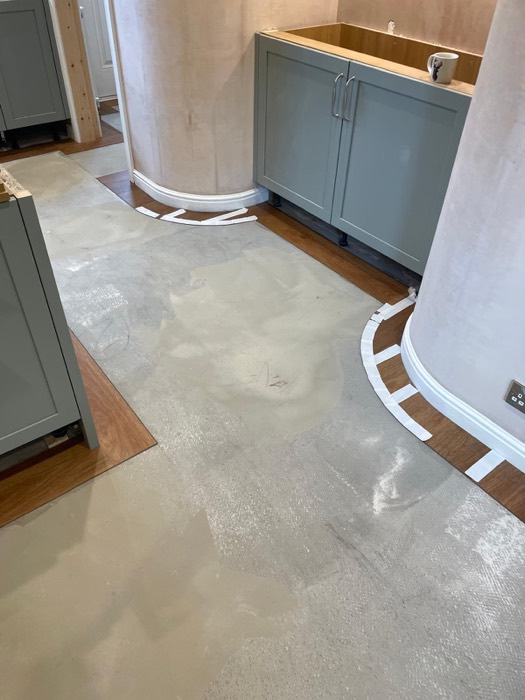 Bespoke cuts installation by Rainbow Flooring