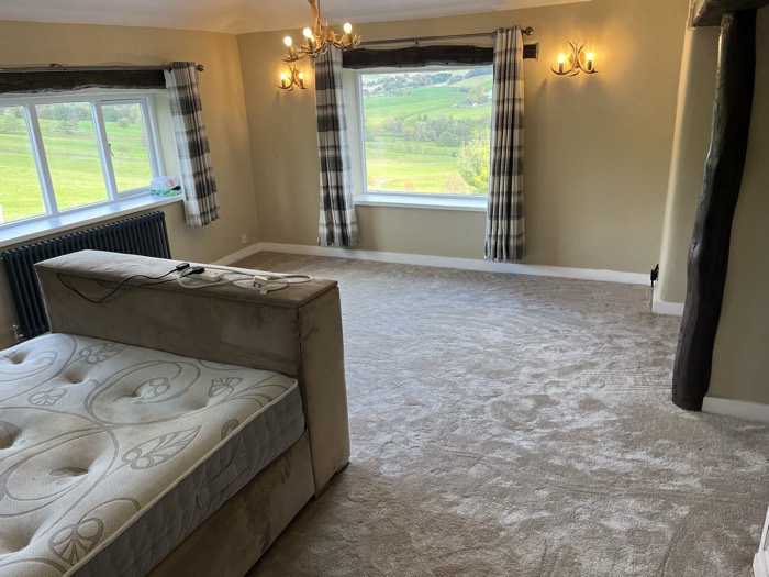 Carpet installation by Rainbow Flooring