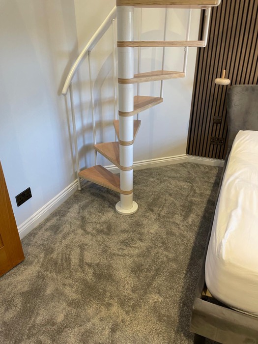 Carpet installation by Rainbow Flooring