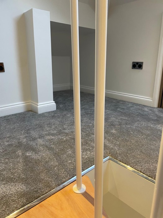 Carpet installation by Rainbow Flooring