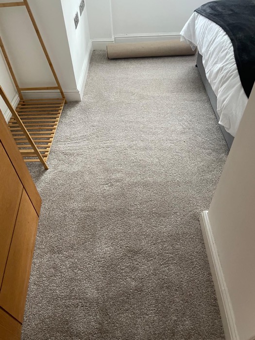 Carpet installation by Rainbow Flooring