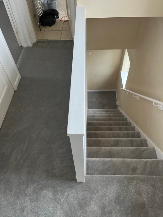 Carpet installation by Rainbow Flooring