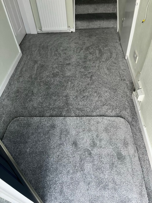 Carpet installation by Rainbow Flooring