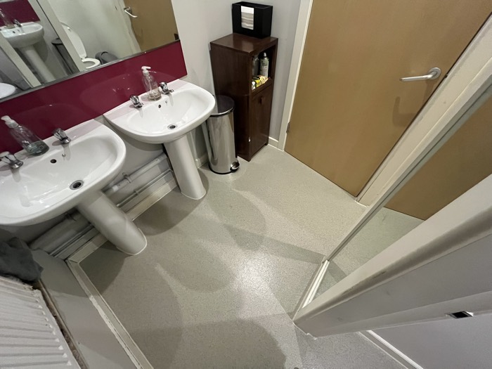 Commercial installation by Rainbow Flooring