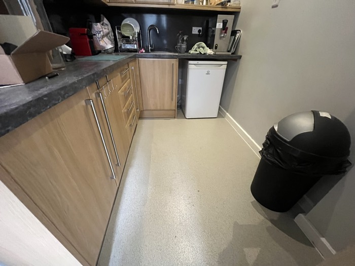 Commercial installation by Rainbow Flooring