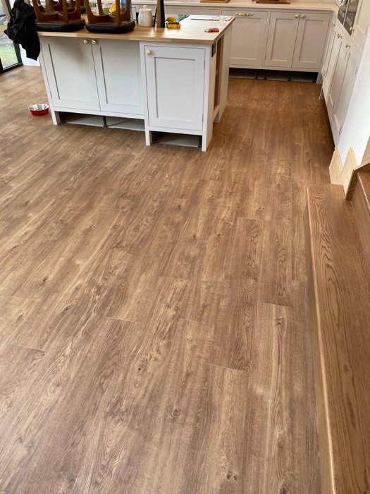 Laminate installation by Rainbow Flooring