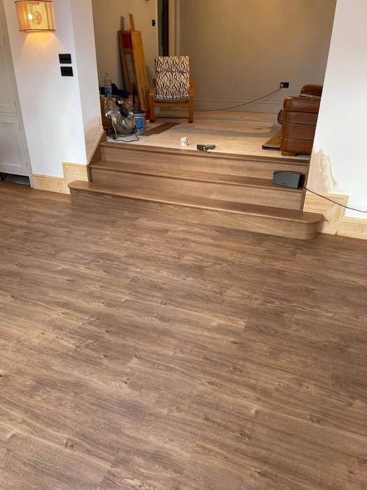 Laminate installation by Rainbow Flooring