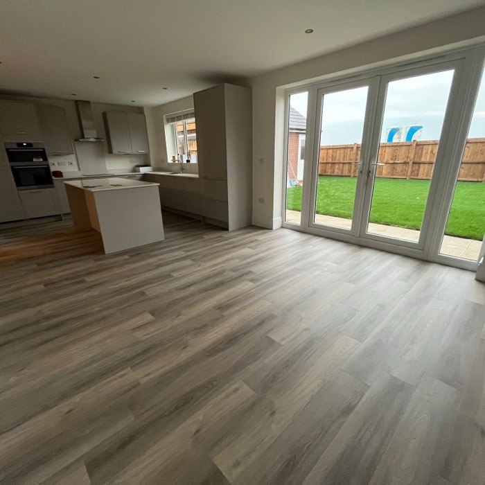 LVT installation by Rainbow Flooring