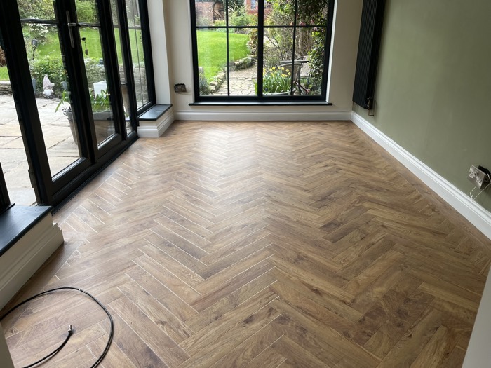 LVT installation by Rainbow Flooring