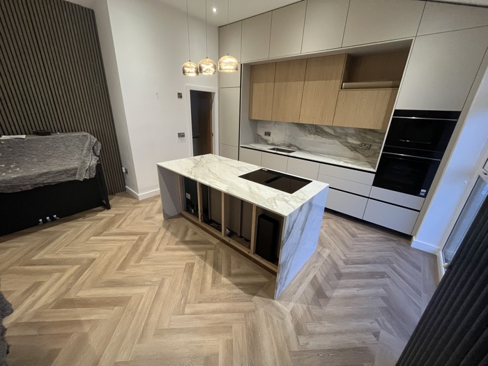LVT installation by Rainbow Flooring