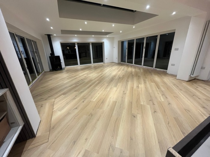 LVT installation by Rainbow Flooring