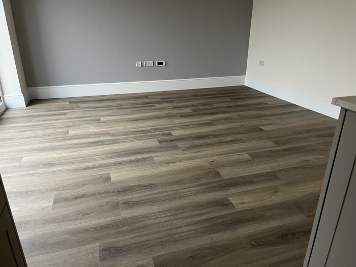 LVT installation by Rainbow Flooring