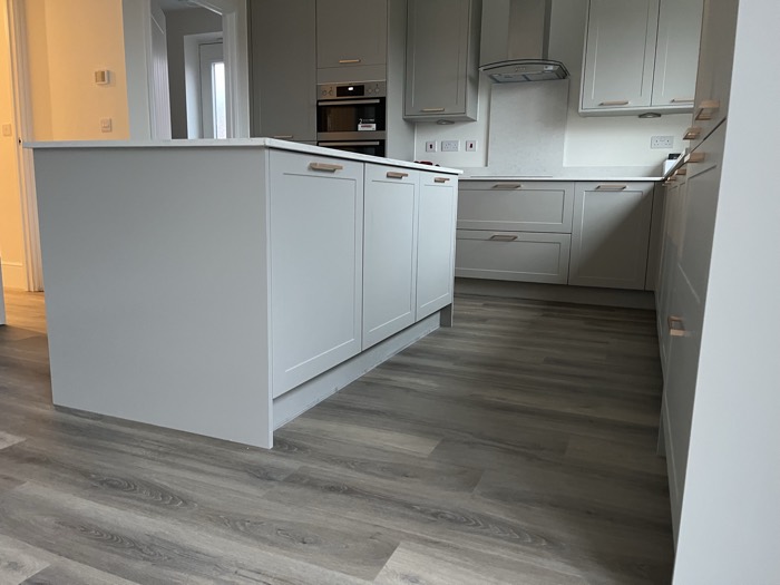 LVT installation by Rainbow Flooring