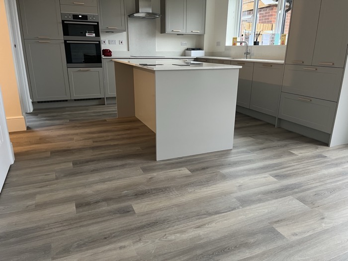 LVT installation by Rainbow Flooring