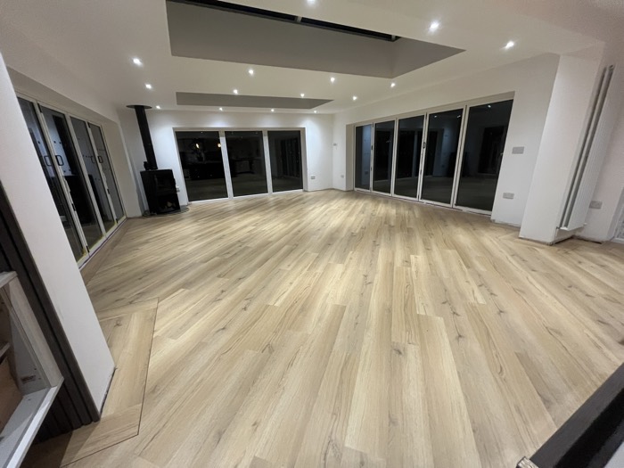 LVT installation by Rainbow Flooring