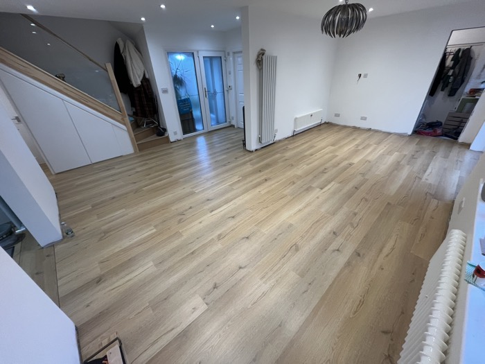 LVT installation by Rainbow Flooring