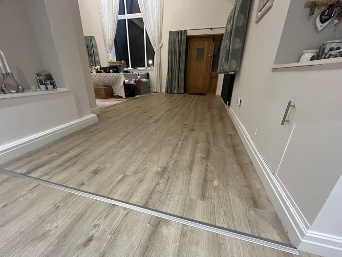 LVT installation by Rainbow Flooring