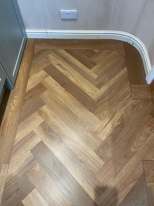 LVT installation by Rainbow Flooring