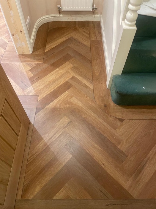 LVT installation by Rainbow Flooring
