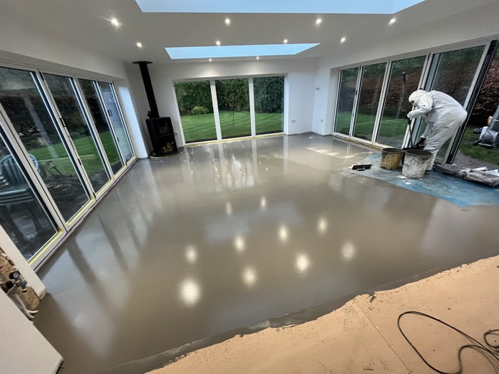 Floor preparation and levelling