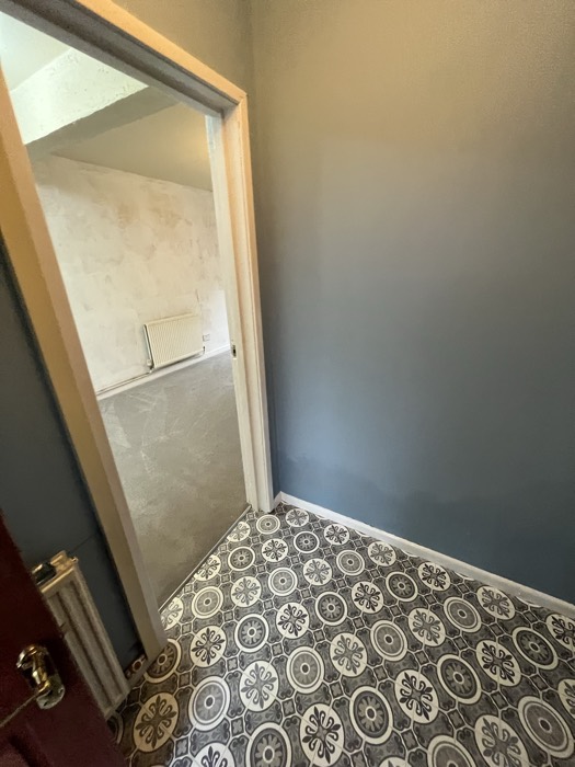 Vinyl installation by Rainbow Flooring