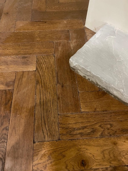 Engineered wood installation by Rainbow Flooring